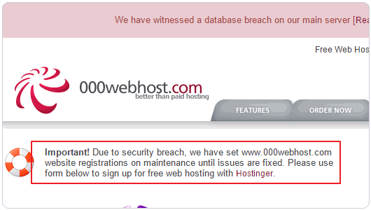 000webhost 000webhost數據泄露 000webhost被黑 網站優化