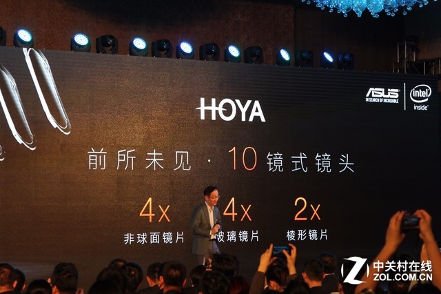 華碩鷹眼選用了HOYA的10鏡式鏡頭