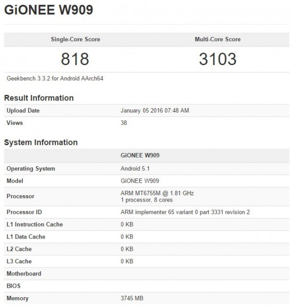 4GB<a href=/tags/2778-0.html target=_blank class=infotextkey>內(nèi)存</a>+Helio P10 金立W909跑分曝光 
