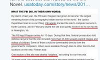 FBI為能“釣魚執法” 曾運營有22萬注冊用戶的兒童色情網站