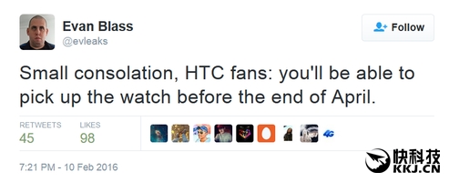 HTC發力！One智能手表4月底前推出 或亮相MWC