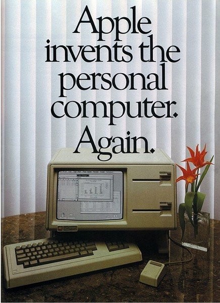Lisa電腦廣告。蘋果Lisa電腦的第一個廣告，1983年發(fā)布。