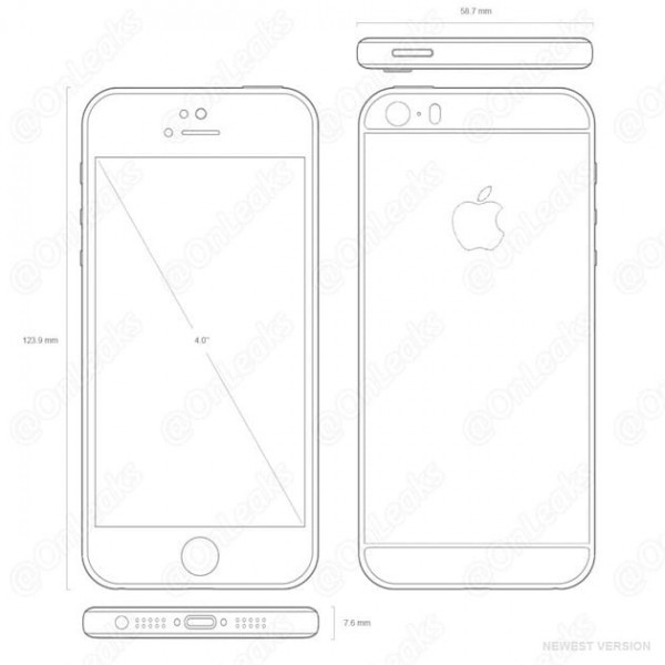 果然就長這樣! 疑iPhone 5se設計圖曝光 