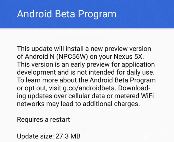 親兒子甚是歡喜 Android N迎來首次更新 
