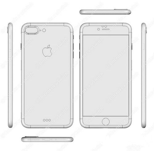 iPhone 7設計圖完全曝光 耳機接口與白條確認消失