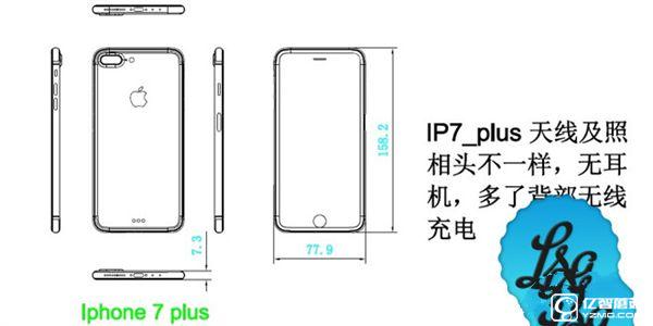 iPhone 7、7 Plus設(shè)計(jì)圖曝光：看完買誰 秒懂！