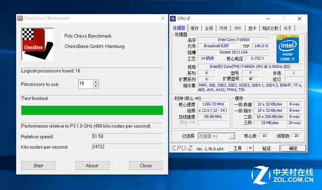 十核心二十線程 酷睿i7-6950X首發評測 