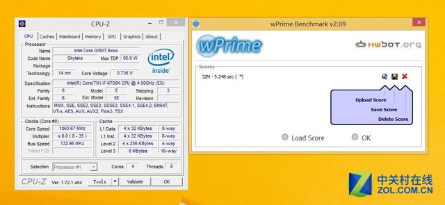 Skylake水冷超頻測(cè)試 
