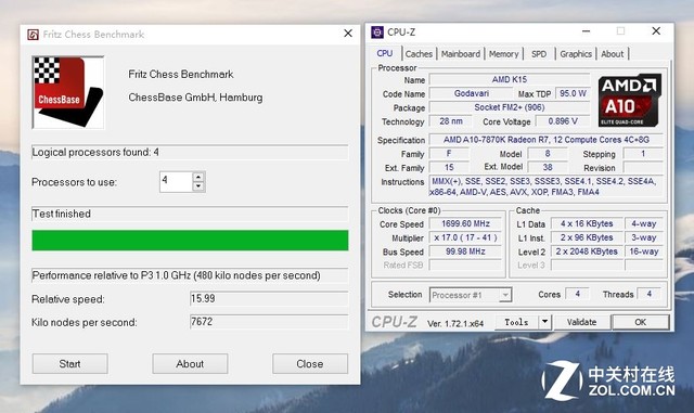 不足千元挑戰i5 AMD A10-7870K對比測試 