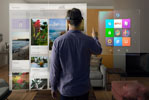 Win10眼鏡Hololens版VLC演示視頻：?？岜貍?！
