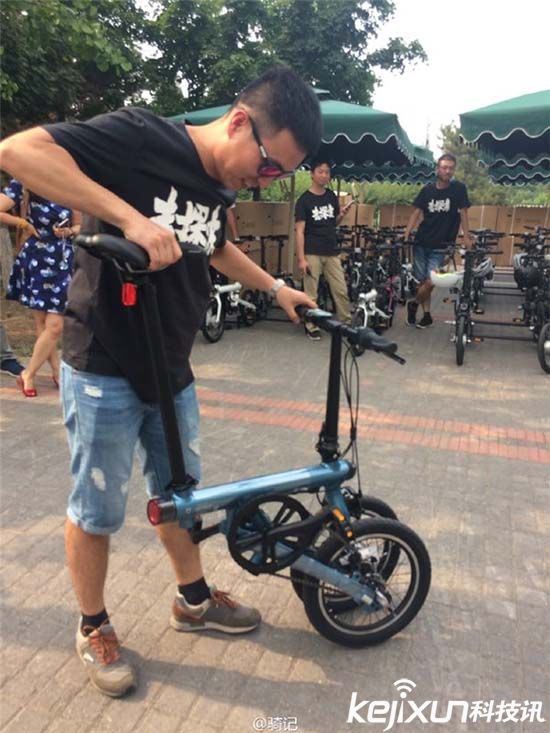 小米智能自行車實拍 小米自行車到底有多大？