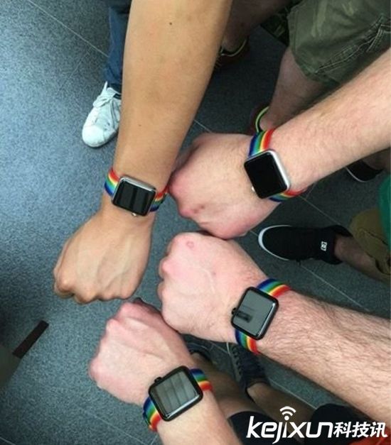 apple watch推出彩虹表帶 蘋果表示支持同性戀
