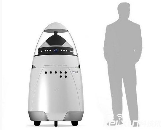 機器人保安萌萌噠 好像星戰的R2機器人