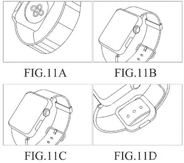 三星獲智能手表專利 外形撞臉Apple Watch