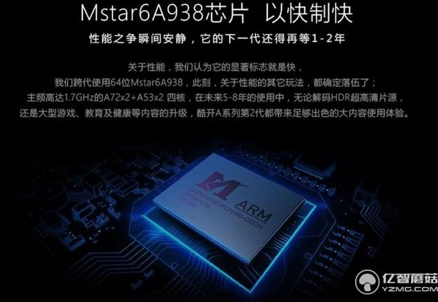 酷開50A2 RGB 4K+MEMC動態補償
