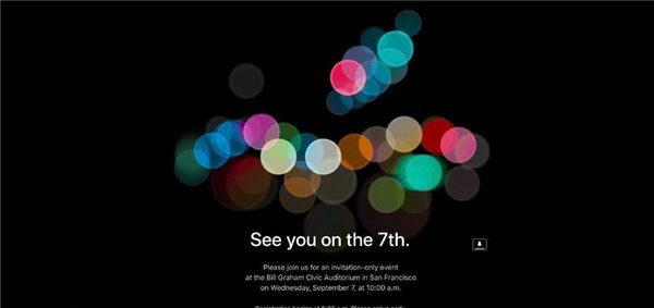 iPhone7/7 Plus發布會邀請函放出：9月7日見