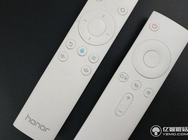 小米盒子3增強版和榮耀盒子Pro遙控器對比