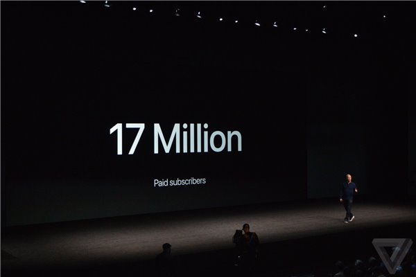 關于Apple Music 蘋果庫克宣布付費訂閱用戶突破1700萬