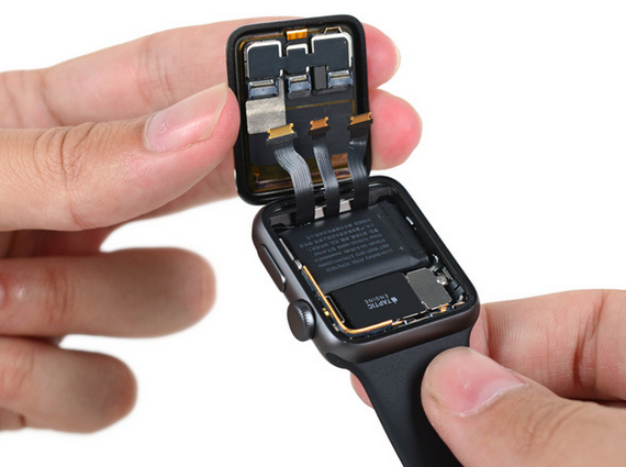 Apple Watch Series 2拆解: 機內已經大不同