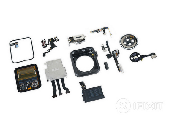Apple Watch Series 2拆解: 機內已經大不同