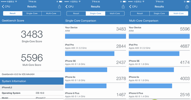 iPhone7/Plus評測 性能多項測試