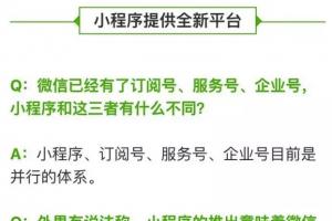 從微信應用號微信小程序 微信的葫蘆里賣著什么藥？