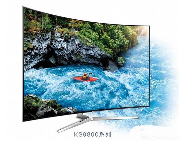 三星UA55KS9800 量子點曲面電視 