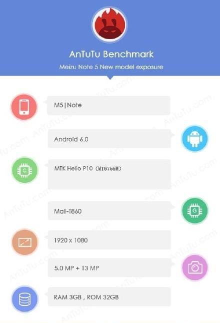 魅藍Note5配置曝光 萬年聯發科魅友又要失望了！