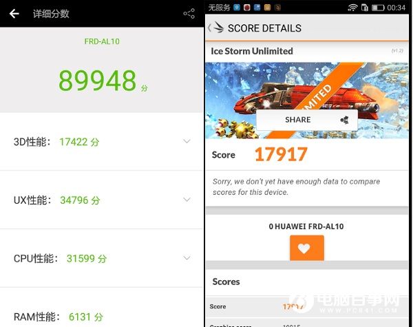OPPO R9s和榮耀8性能哪個強(qiáng)？跑分對比