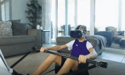 有VR皮艇的Coreyak健身設備  就算呆在家里也能劃船