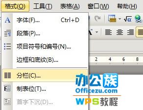 WPS文檔分欄設置,讓排版更完美