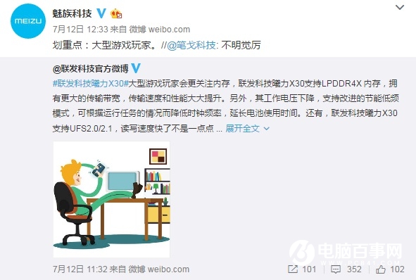 聯(lián)發(fā)科X30游戲性能暴增！魅族PRO7終于松了口氣