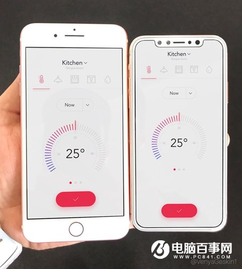 “iPhone8”白色版對比iPhone7 Plus：正面驚艷