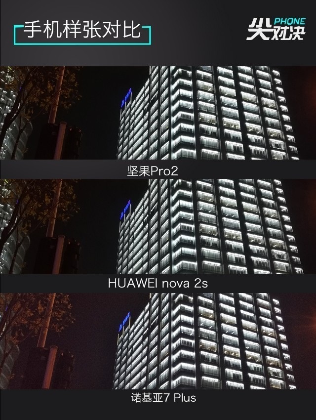 全面屏對決 諾基亞7 Plus、堅果Pro2、華為Nova2s對比評測