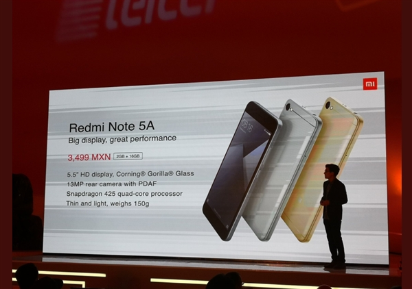 紅米5 Plus/紅米Note 5A墨西哥發布：1200元起售