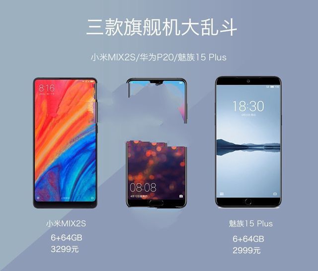 小米MIX2S、華為P20、魅族15 Plus對比評測 誰更討你喜歡？
