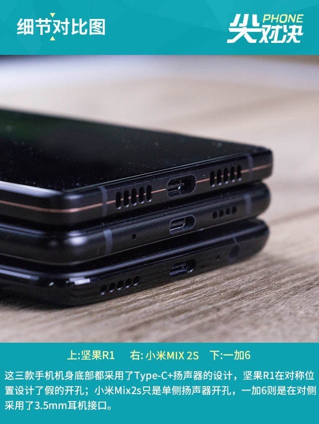 堅果R1、小米MIX2S、一加6對比評測 驍龍845旗艦怎么選？