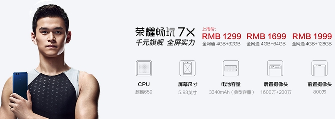 本是同根生 榮耀暢玩7、暢玩7A、暢玩7C和榮耀7X區別對比