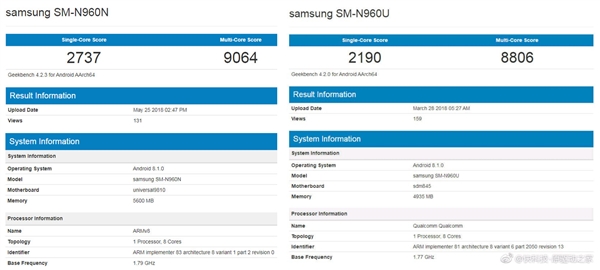 三星Note9曝7月29日發布：Exynos 9810+512G存儲？