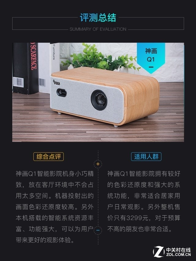 3299元側投神器 神畫Q1智能影院評測