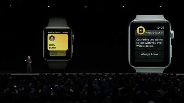 蘋果watchOS 5正式發(fā)布：新增對講機、手表支持互發(fā)語音
