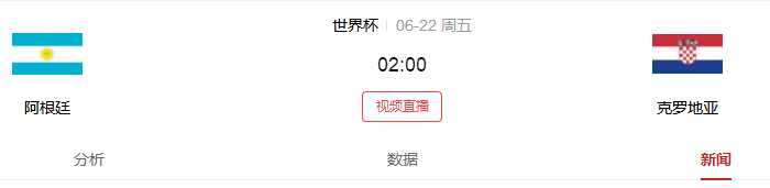 阿根廷VS克羅地亞誰會贏？2018世界杯阿根廷對克羅地亞預測