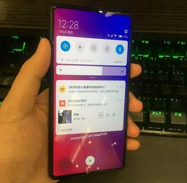 小米MIX3真機諜照曝光：屏占比超95% 比OV更激進？