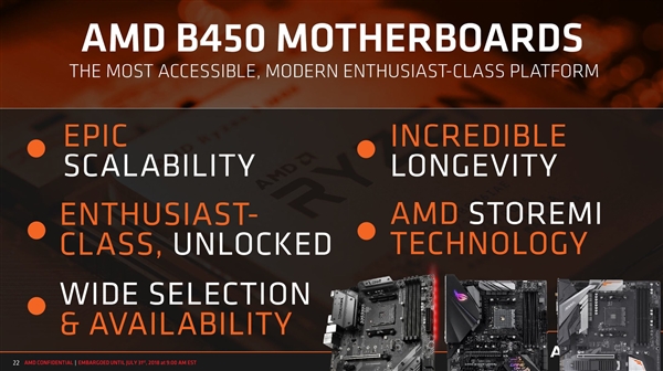AMD正式發布B450主板：開放超頻，性價比高