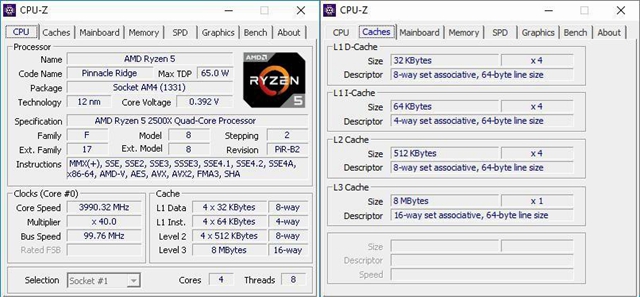 R5-2500X和2400G哪個好 銳龍5-2500X對比銳龍5-2400G