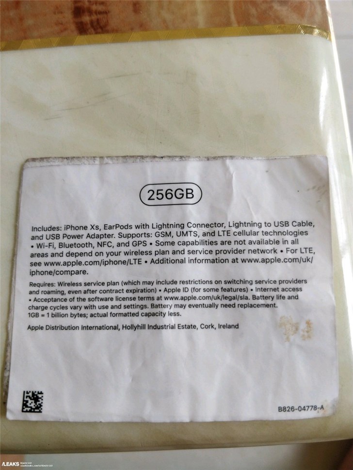 iPhone XS包裝盒曝光 蘋果iPhone XC原型機和價格曝光