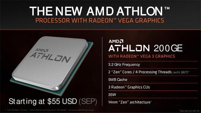 AMD速龍200GE性能對比測試評測：Intel奔騰對手駕到！