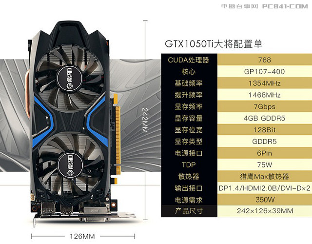 GTX1050Ti和GTX1060性能相差大嗎？GTX1060和1050Ti的區別
