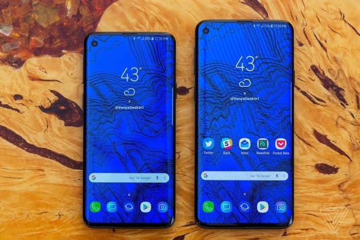 三星S10外形渲染圖：打孔全面屏 對(duì)比iPhoneXS誰(shuí)好看