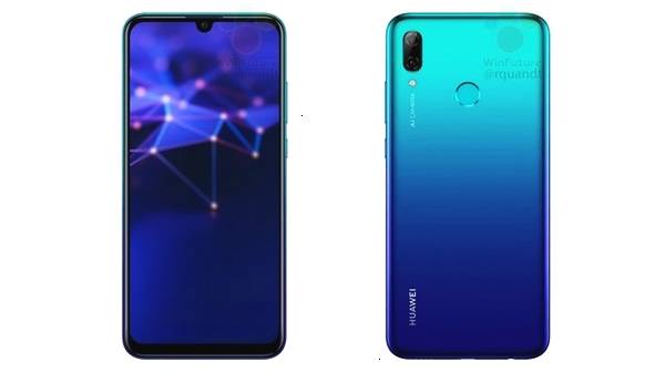 華為P Smart 2019手機渲染圖曝光：水滴屏+漸變機身